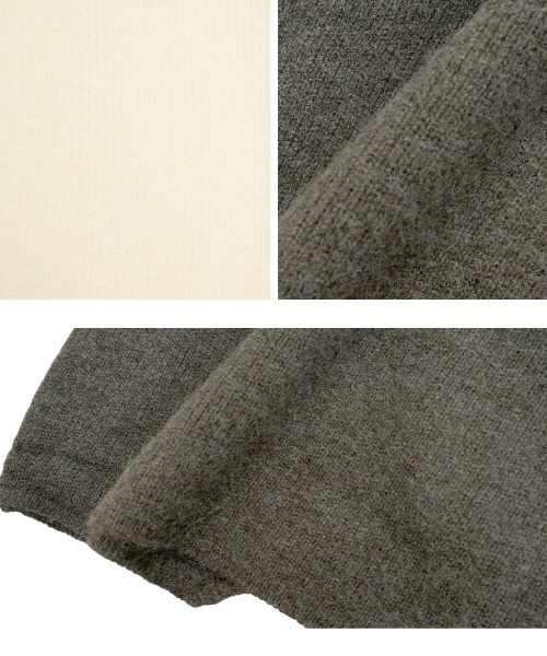 KOBE LETTUCE(コウベレタス)の「ゴールドボタンニットベスト(ベスト・レディース・グレー/ホワイト/キャメル・M)」の10枚目の写真