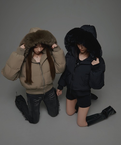 B.C STOCK 【ZOZO限定】ファー襟中綿ジャケット B.C STOCK（ベーセーストック）の「【ZOZO限定】ファー襟中綿