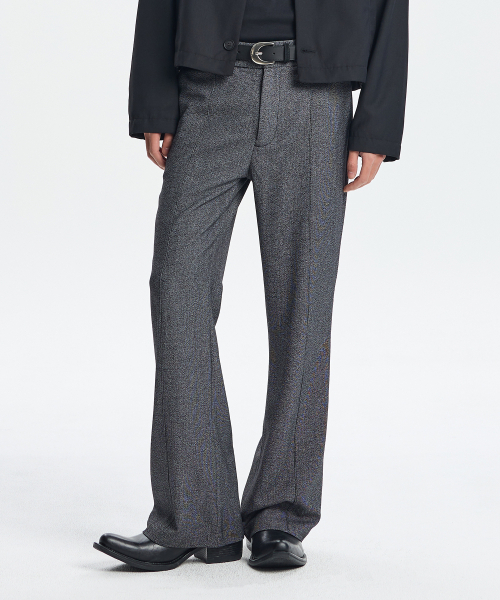KICHUL(キチョル)の「Yk 0605 boot cut slacks (grey)(スラックス・メンズ・その他・X-SMALL/SMALL/MEDIUM/LARGE)」の1枚目の写真