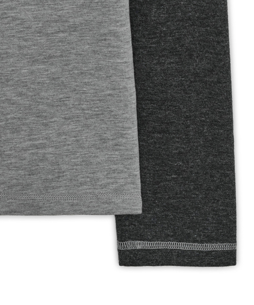 HUG YOUR SKIN(ハグユアスキン)の「ラブシックドローイングオフショルダートップ(チャコール)(Tシャツ/カットソー・レディース・その他・FREE)」の4枚目の写真