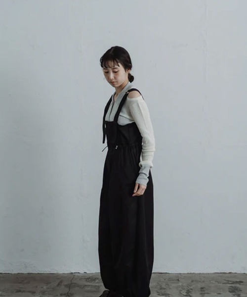merrylatte（メリーラテ）の「stone sheer polo knit（ニット/セーター・レディース・ブルー/アイボリー・FREE）」の14枚目の写真