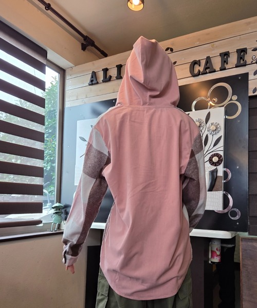 Loco Ocean(ロコオーシャン)の「チェック シャツ パーカー(シャツ/ブラウス・レディース・ピンク/ネイビー・M/L)」の19枚目の写真