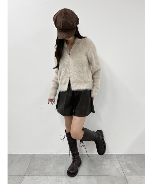 PHILLY（フィリー）の「スウェードタッチキャスケット（キャスケット・レディース・ブラウン/ベージュ・FREE）」の5枚目の写真