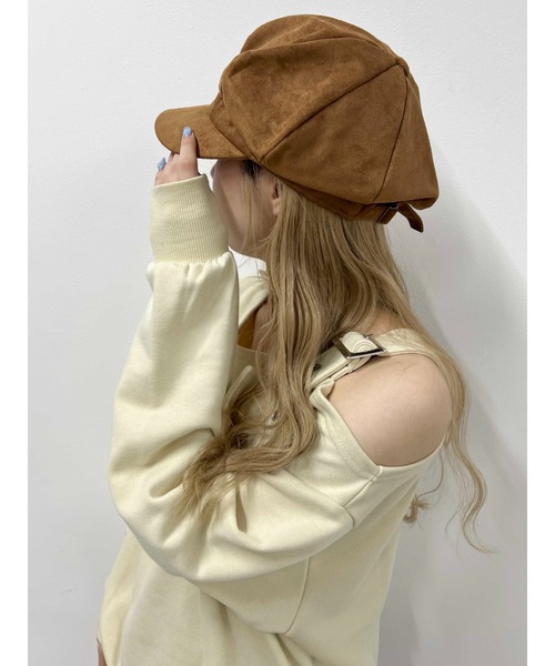 PHILLY（フィリー）の「スウェードタッチキャスケット（キャスケット・レディース・ブラウン/ベージュ・FREE）」の8枚目の写真