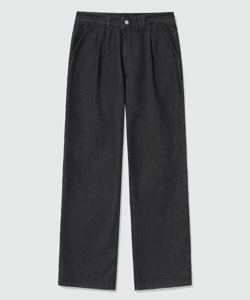 DECET(デケト)の「Dawn 2Pleats Wide Jeans DCPT007STNBlack(デニムパンツ・レディース・その他・26/28/30/32/34)」の10枚目の写真