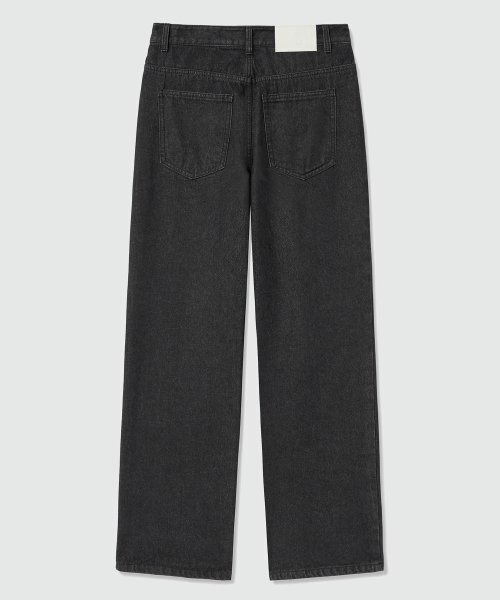 DECET(デケト)の「Dawn 2Pleats Wide Jeans DCPT007STNBlack(デニムパンツ・レディース・その他・26/28/30/32/34)」の11枚目の写真