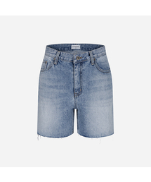 LANGER（ランガー）の「ショート丈のアイコニックなレギュラーハーフデニムジーンズ（デニムパンツ）」