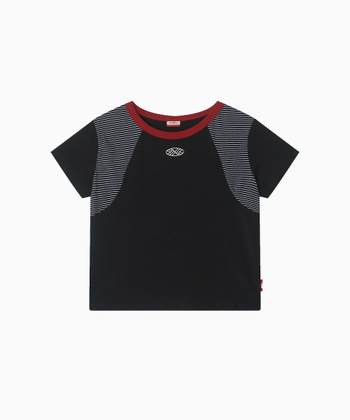 MENASOO（ミナス）の「MNS Raglan Stripe T Shirt_Black（Tシャツ/カットソー・レディース・ブラック・F）」の12枚目の写真