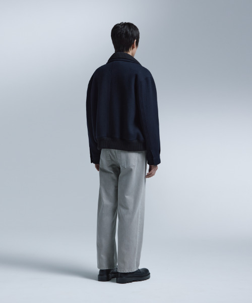 NONBLANK(ノンブランク)の「ニットカラーウールブレンドショートジャケット_DARK NAVY(その他アウター・メンズ・ダークネイビー・LARGE/MEDIUM/X-LARGE)」の18枚目の写真