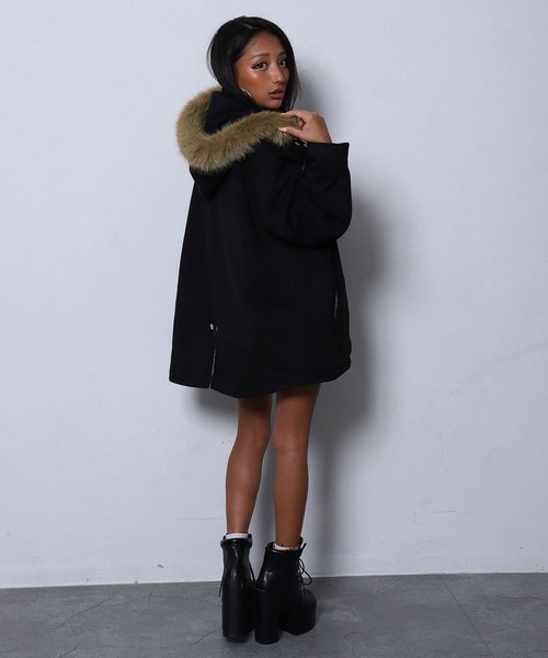 セール】【BLACKQUEEN】スウェードファーアウター（その他アウター