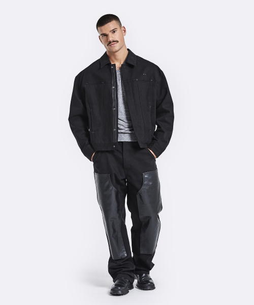 51%（フィフティーワンパーセント）の「Trucker Jacket - Black（デニムジャケット・メンズ・その他・MEDIUM/LARGE）」の4枚目の写真