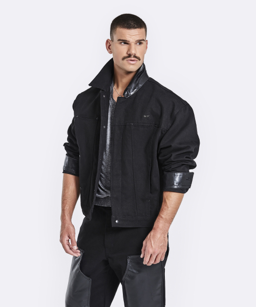 51%（フィフティーワンパーセント）の「Trucker Jacket - Black（デニムジャケット・メンズ・その他・MEDIUM/LARGE）」の6枚目の写真