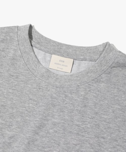 ESN(イーエスエヌ)の「プレミアムシングルセミオーバーフィットTシャツグレー(Tシャツ/カットソー・メンズ・その他・LARGE/MEDIUM/X-LARGE/XX-LARGE)」の4枚目の写真
