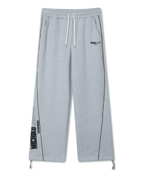 MICHIKO LONDON(ミチコ ロンドン)の「Diagonal Logo Sweatpants Gray_Unisex(スウェットパンツ・レディース・その他・LARGE)」の4枚目の写真