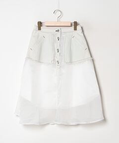 Gabrielle×AMERI 10TH HISTORY I LINE SKIRT（デニムスカート）｜Ameri