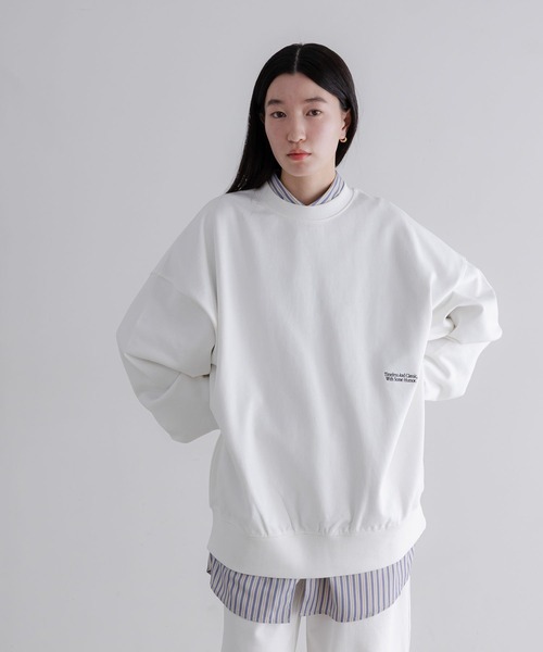 LOWRYS FARM(ローリーズファーム)の「【LFM(U)】CREWNECK SWEAT/P 629983(スウェット・メンズ・グレー/サックスブルー/ホワイト/ピンク/ネイビー/ブルー系その他/チャコールグレー/パープル・SMALL/MEDIUM/LARGE)」の17枚目の写真