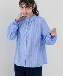 【ANNA LUNA】 さりげない甘さで、きちんと見えも叶う 衿 フリル ブラウス