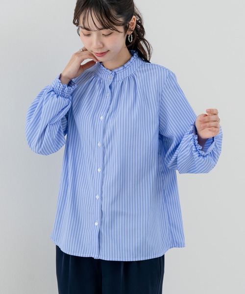 ANNA LUNA】 さりげない甘さで、きちんと見えも叶う 衿 フリル