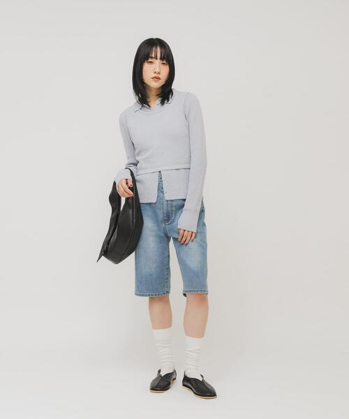 KBF(ケイビーエフ)の「ソフトイージーラウンドショルダーBAG(ショルダーバッグ・レディース・イエロー/ブラック・ONE)」の8枚目の写真