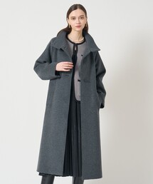 ANAYI アナイ カシミヤ混ビーバーフードコート 38 セール】カシミヤ混フードガウンコート（その他アウター）｜ANAYI