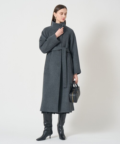 ラムウールビーバースタンドコート（その他アウター）｜ANAYI（アナイ