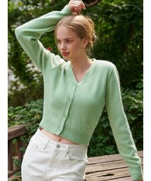 Raccoon v cardigan (mint)