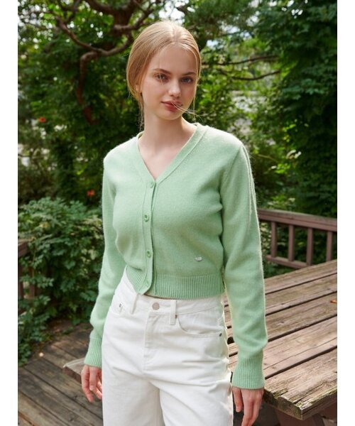 RE_L(リエル)の「Raccoon v cardigan (mint)(カーディガン/ボレロ・レディース・その他・FREE)」の4枚目の写真