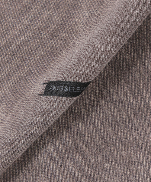 B.C STOCK（ベーセーストック）の「【ANTS & ELEPHANTS】ブリーチ加工 ショート丈 ダブルジップ裏毛パーカー（パーカー・メンズ・ブラック/レッド/ブラウン/ネイビー・LARGE/MEDIUM）」の21枚目の写真