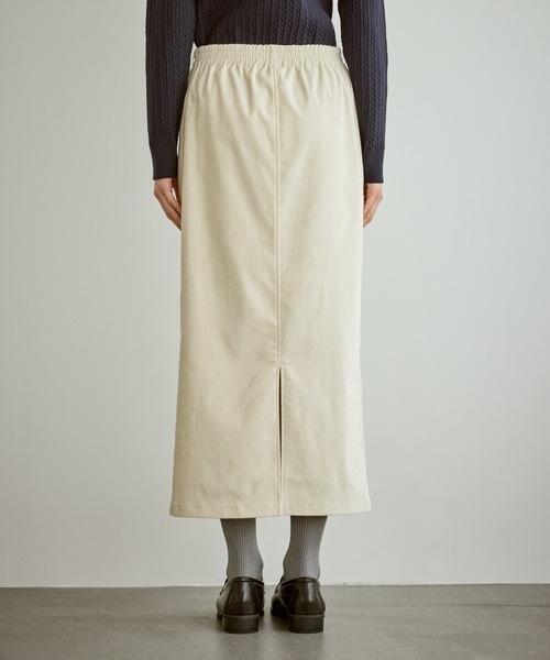 ROPE' PICNIC（ロペピクニック）の「シェニール織アイラインスカート（スカート・レディース・チャコールグレー/キナリ・L/M/S）」の21枚目の写真