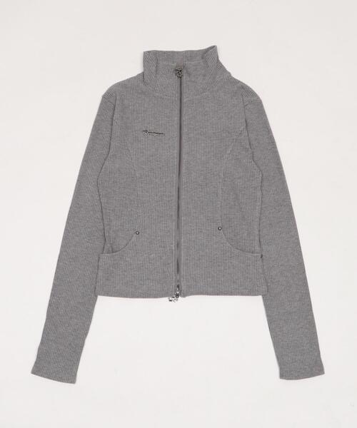 dispark（ディスパーク）の「DISPARK/【26年春夏新作】サークルスターロゴジップTOP（Tシャツ/カットソー・レディース・ブラック/杢グレー・FREE）」の13枚目の写真