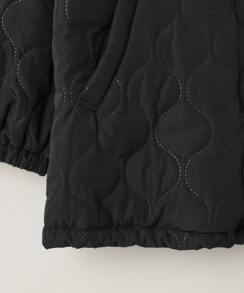 NANO universe(ナノユニバース)の「ひょうたんキルトラグランミドルコート(その他アウター・レディース・ブラック/ライトベージュ/カーキ・FREE)」の6枚目の写真