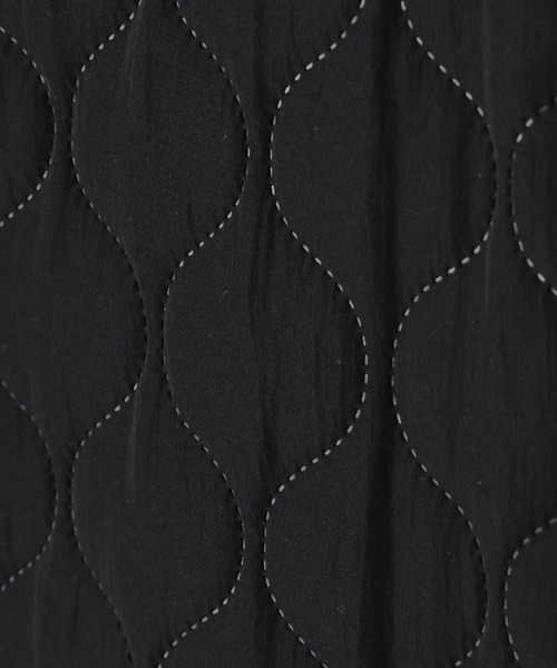 NANO universe(ナノユニバース)の「ひょうたんキルトラグランミドルコート(その他アウター・レディース・ブラック/ライトベージュ/カーキ・FREE)」の12枚目の写真