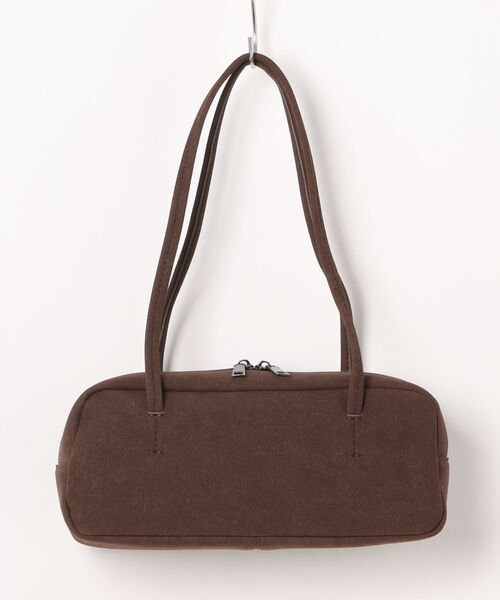 MISCH MASCH(ミッシュマッシュ)の「一部店舗限定 ロングハンドルスウェードボストンバッグ(ショルダーバッグ・レディース・ブラウン/カーキ・フリ-)」の19枚目の写真