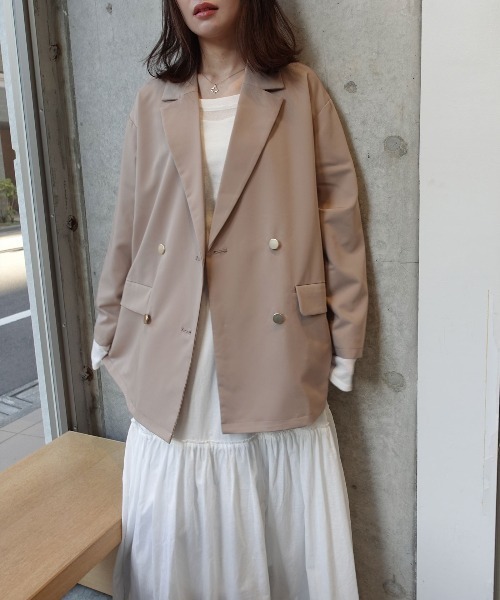 CORNERS(コーナーズ)の「【2026SS】金ボタンテーラードジャケット(テーラードジャケット・レディース・ブラック/チャコールグレー/ブラウン/ベージュ・M)」の21枚目の写真