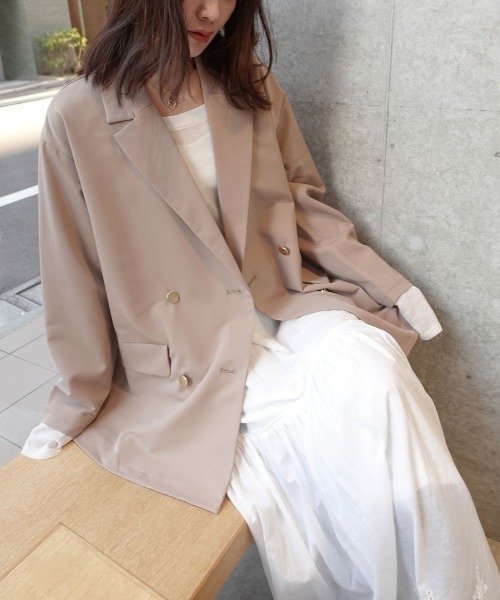 CORNERS(コーナーズ)の「【2026SS】金ボタンテーラードジャケット(テーラードジャケット・レディース・ブラック/チャコールグレー/ブラウン/ベージュ・M)」の19枚目の写真