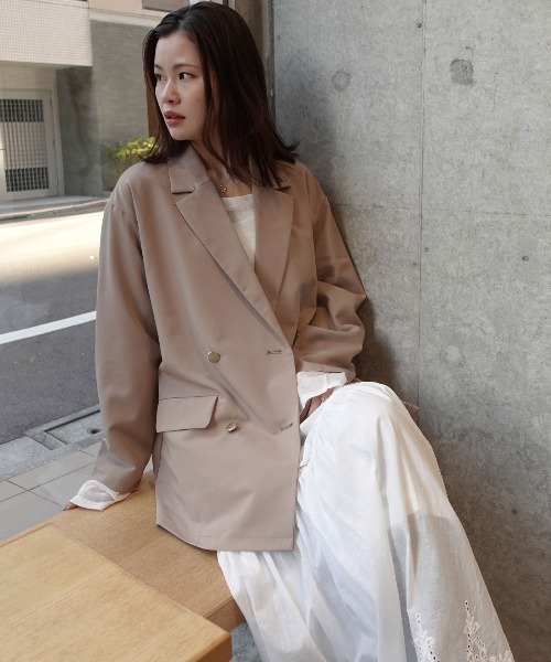 CORNERS(コーナーズ)の「【2026SS】金ボタンテーラードジャケット(テーラードジャケット・レディース・ブラック/チャコールグレー/ブラウン/ベージュ・M)」の17枚目の写真