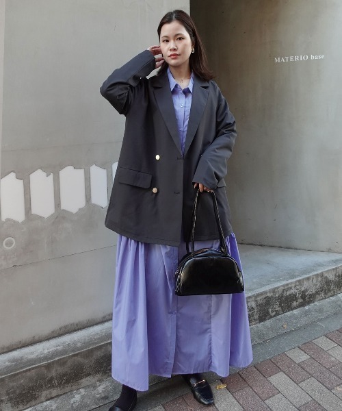 CORNERS(コーナーズ)の「【2026SS】金ボタンテーラードジャケット(テーラードジャケット・レディース・ブラック/チャコールグレー/ブラウン/ベージュ・M)」の15枚目の写真