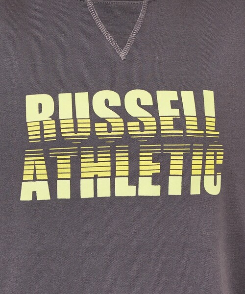 Russell Athletic(ラッセルアスレティック)の「【RUSSELL ATHLETIC / ラッセル アスレティック】Nu Blend Gradient Logo Sweat Crew / グラデーションロゴ スウェットクルー/ユニセックス(スウェット・メンズ・ホワイト/チャコールグレー/ネイビー・M/L)」の10枚目の写真