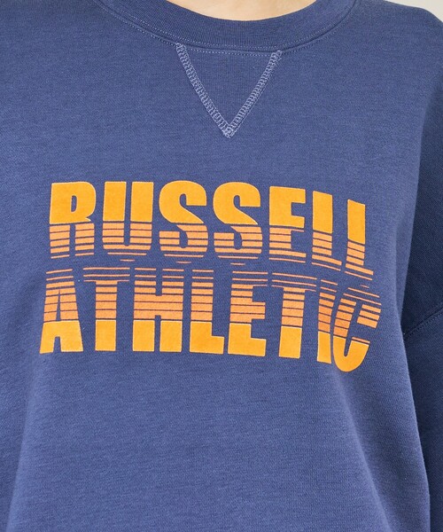 Russell Athletic(ラッセルアスレティック)の「【RUSSELL ATHLETIC / ラッセル アスレティック】Nu Blend Gradient Logo Sweat Crew / グラデーションロゴ スウェットクルー/ユニセックス(スウェット・メンズ・ホワイト/チャコールグレー/ネイビー・M/L)」の19枚目の写真