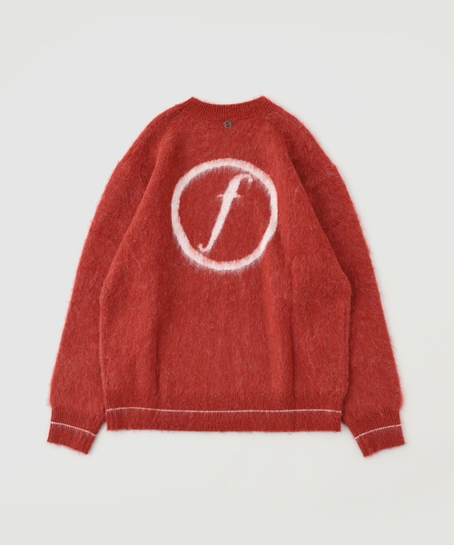 Insonnia PROJECTS（インソニアプロジェクト）の「INSONNIA PROJECTS（インソニア プロジェクツ）NEW ORDER LOGO KNIT PO（ニット/セーター・メンズ・ボルドー/ブラック・2/1）」の3枚目の写真