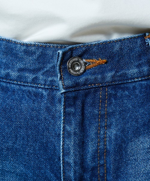 DOUBLE STANDARD CLOTHING（ダブルスタンダードクロージング）の「12.5oz ユーズドチェック デニムパンツ（デニムパンツ・レディース・インディゴブルー・38/36）」の6枚目の写真