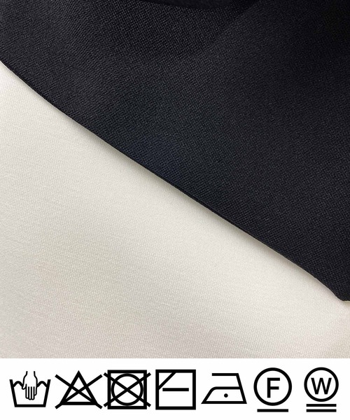 PICCIN(ピッチン)の「ショルダーリボンプルオーバー(Tシャツ/カットソー・レディース・ブラック/オフホワイト・M)」の3枚目の写真