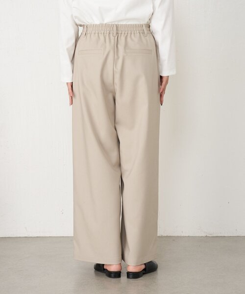 Jena espace merveilleux（ジェナ　エスパスメルヴェイユ）の「【美脚見え◎】ワンタックワイドパンツ（その他パンツ・レディース・アイボリー/ブラック/ベージュ・FREE）」の14枚目の写真