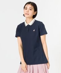 バックプリーツカノコポロシャツ