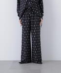 N.（N. Natural Beauty Basic）（エヌエヌナチュラルビューティーベーシック）の「フラワープリント SETUP パンツ（デニムパンツ・ﾌﾘ-）」