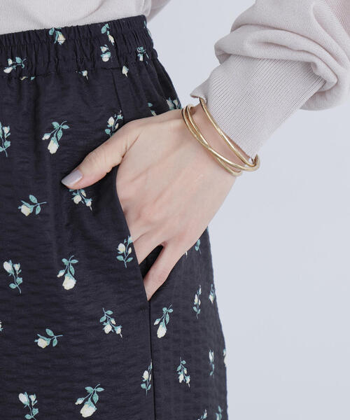 N.（N. Natural Beauty Basic）（エヌエヌナチュラルビューティーベーシック）の「フラワープリント SETUP パンツ（その他パンツ・レディース・イエロー系その他/ブラック系その他・ﾌﾘ-）」の16枚目の写真