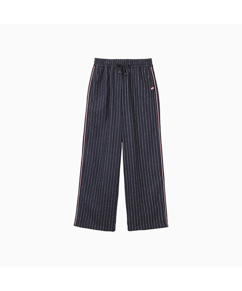 MENASOO(ミナス)の「MNS Pinstripe Wide Brushed Pants_Navy(その他パンツ・レディース・ネイビー・F)」の1枚目の写真
