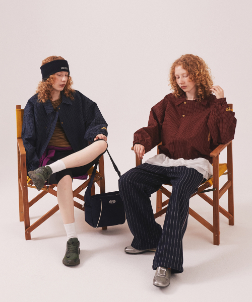 MENASOO(ミナス)の「MNS Pinstripe Wide Brushed Pants_Navy(その他パンツ・レディース・ネイビー・F)」の8枚目の写真