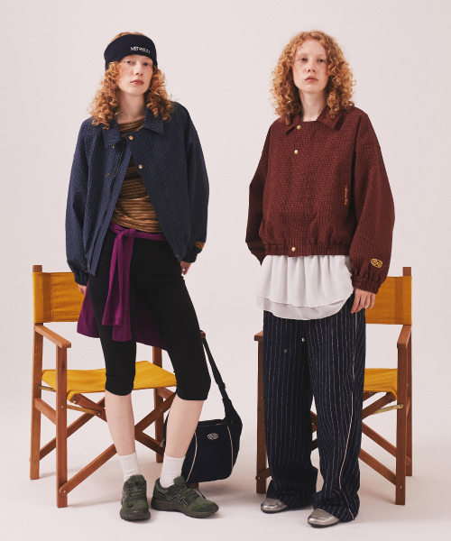 MENASOO(ミナス)の「MNS Pinstripe Wide Brushed Pants_Navy(その他パンツ・レディース・ネイビー・F)」の9枚目の写真