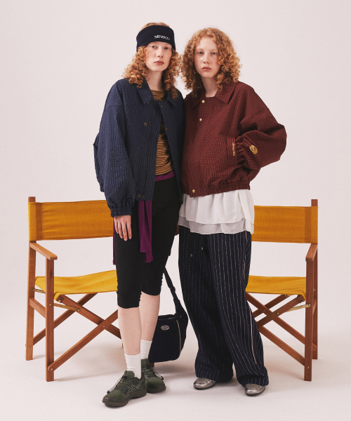 MENASOO(ミナス)の「MNS Pinstripe Wide Brushed Pants_Navy(その他パンツ・レディース・ネイビー・F)」の10枚目の写真